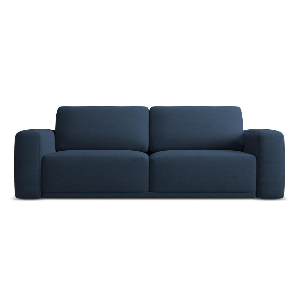 Thumbnail - Makamii 3-Sitzer, Dunkelblau, Textil, Füllung: Schaumstoff, 242x91x100 cm, Made in EU, Wohnzimmer, Sofas & Couches, Schl...