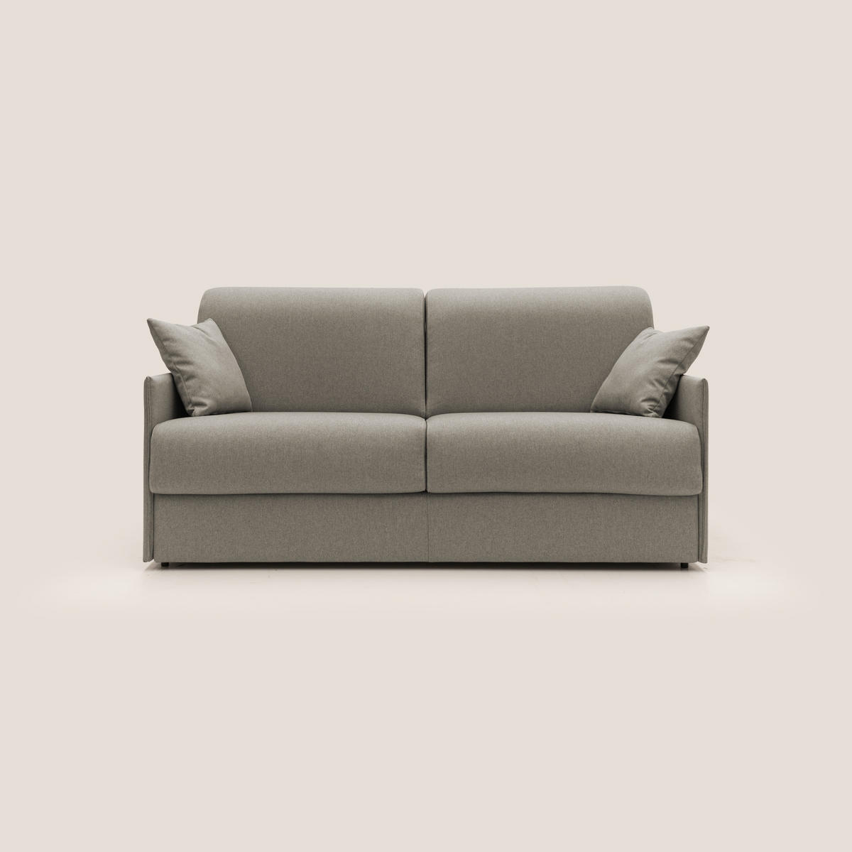 SCHLAFSOFA Evans - Taupe, Textil (189/96/96cm) - Divani.store