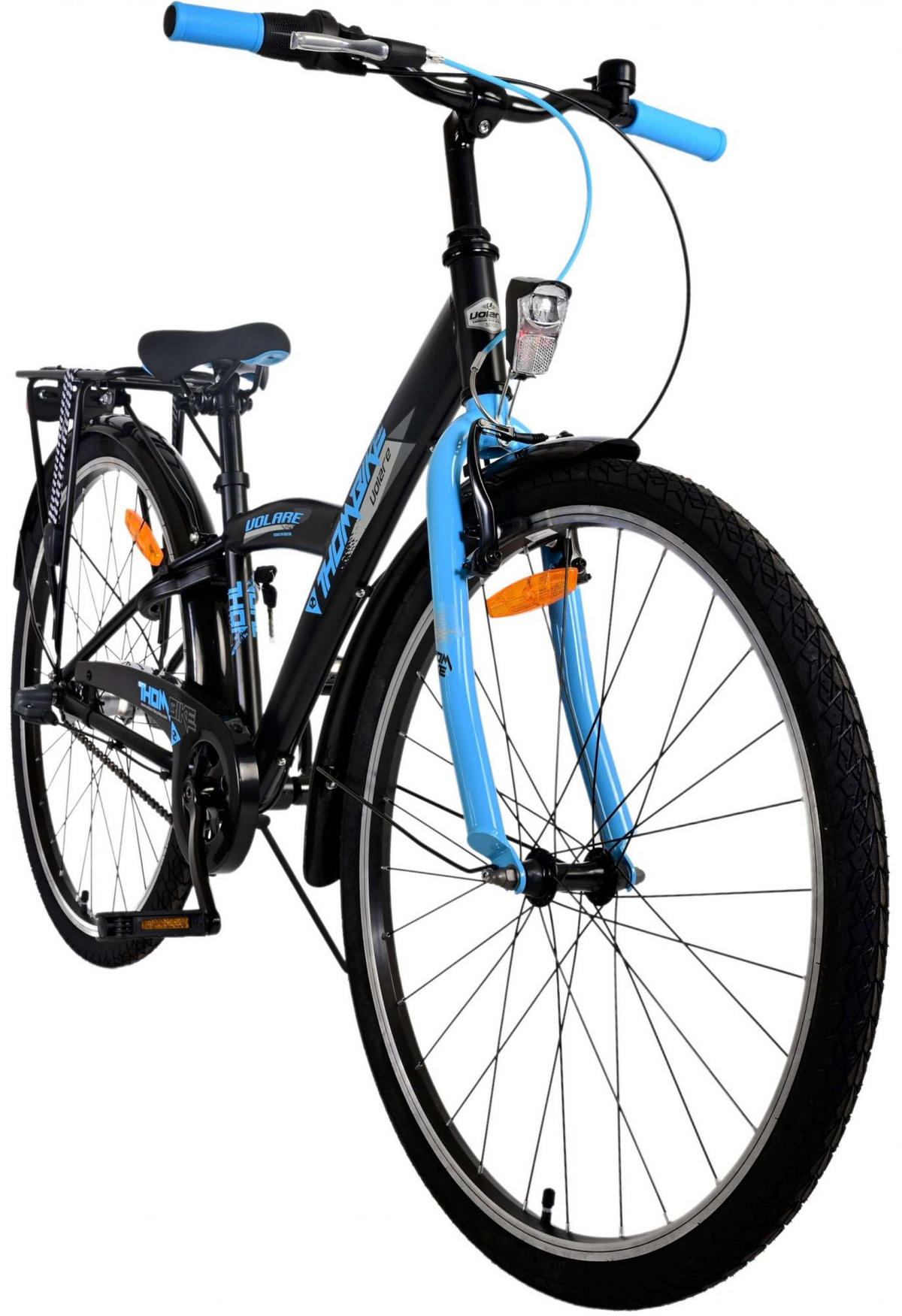 KINDERFAHRRAD Thornbike - Jungen - 26 Zoll - Rücktritt + Handbremse - 3 Gänge - Blau - Blau, Metall (77cm) - TPFSports