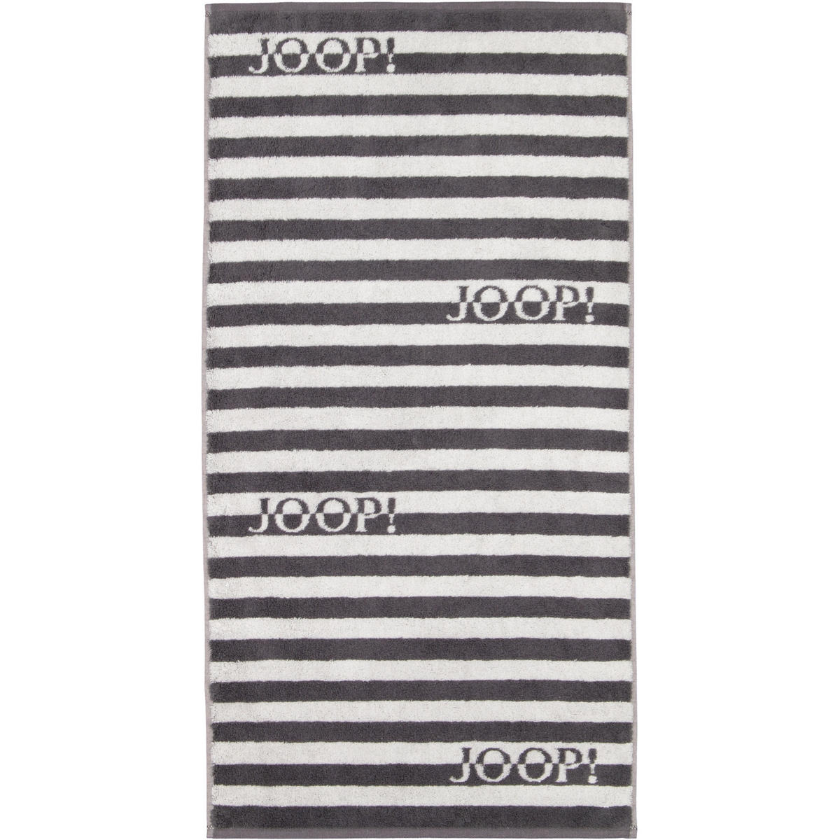 HANDTUCH SPLIT STRIPES 1713 STEIN - 77 - Grau, Textil (50/100cm) - Joop!