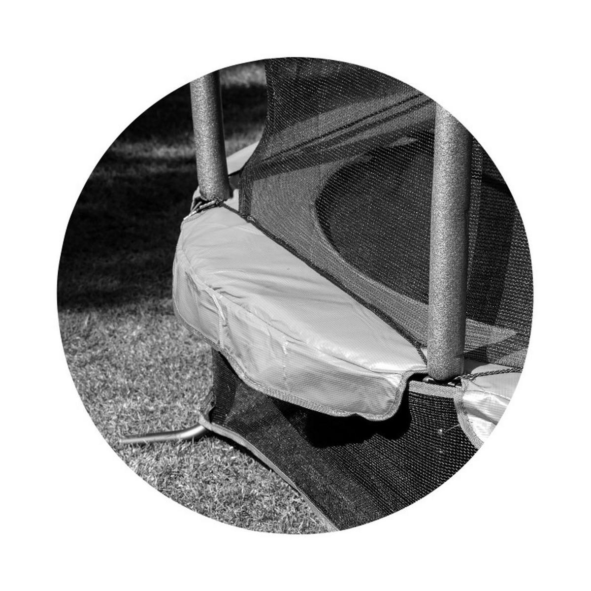 KINDERTRAMPOLIN Up und Down 140 cm rot Sicherheitsnetz Gummibänder bis 27kg - Rot, Textil (140/140cm) - Chipolino