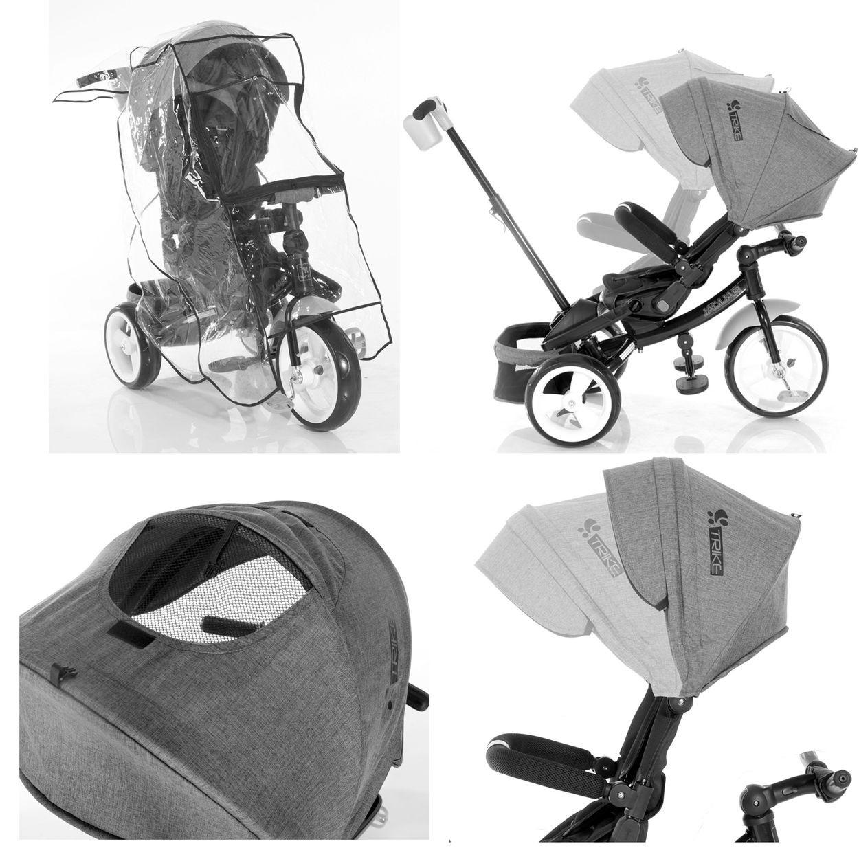 Thumbnail - Lorelli Dreirad, Grau, Dunkelgrau, Metall, 53x103x120 cm, kinder, unisex, Outdoor Spielzeug, Kinderfahrzeuge