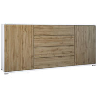 SIDEBOARD Santo Eiche Evoke - Eiche San Remo, Holzwerkstoff (166.5/75.5/35cm) - Vladon