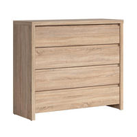 KOMMODE Soren Holz - Braun, Holzwerkstoff (92/105/40.5cm) - Petits-meubles