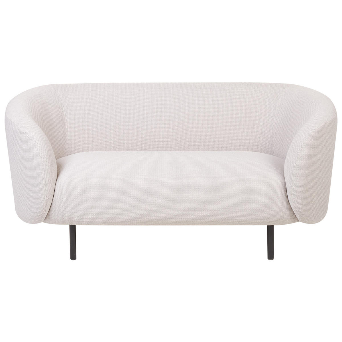 2-SITZER-SOFA Polsterbezug Beige Loen - Beige, Textil (155/79/70cm) - Beliani