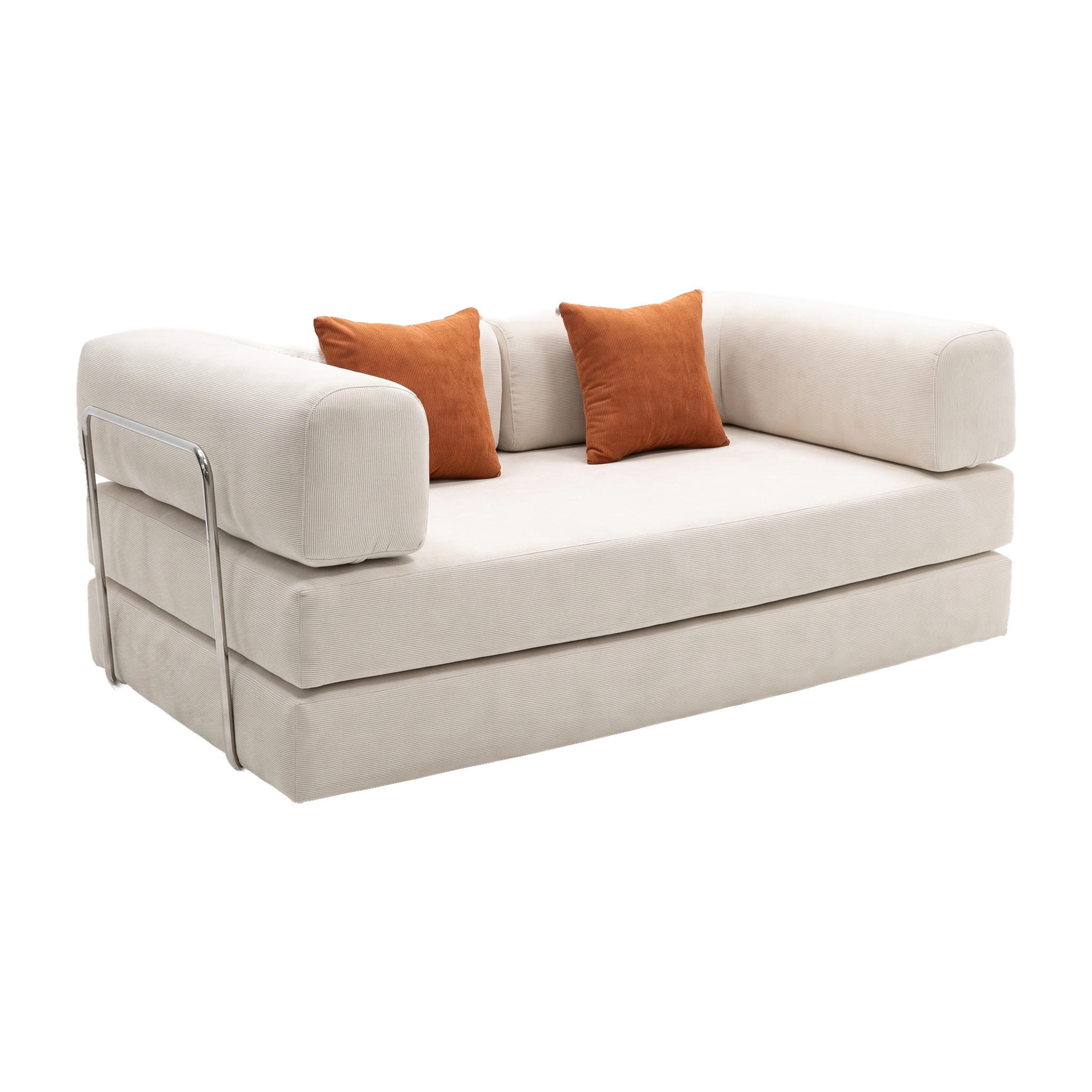 Coco Living Schlafsofa Weiß 180x70x100 cm