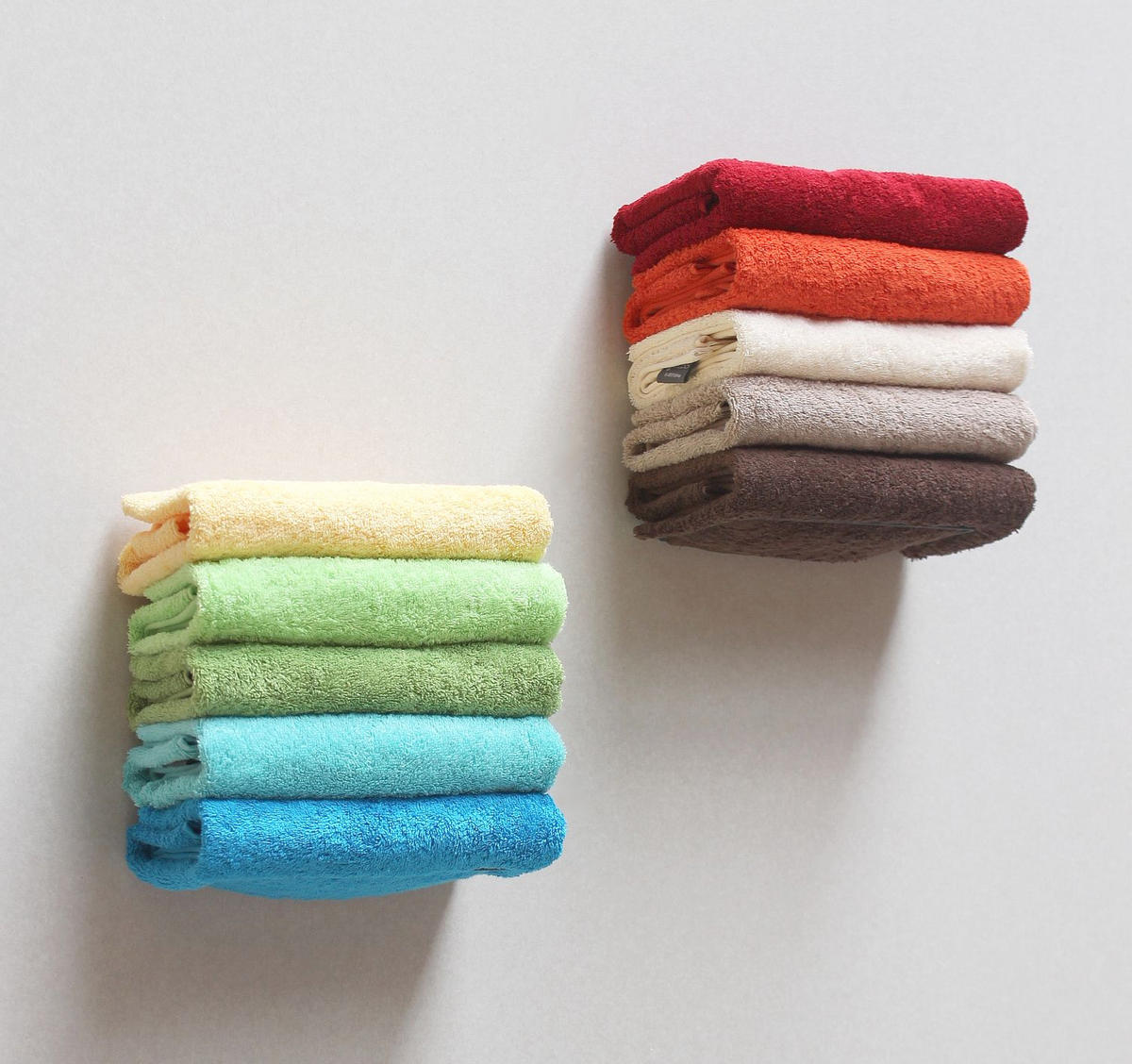 HANDTUCHHALTER Wandmontage 2er Set Metall Schwarz 20 cm - Schwarz, Metall (20/20/14.5cm) - DanDiBo