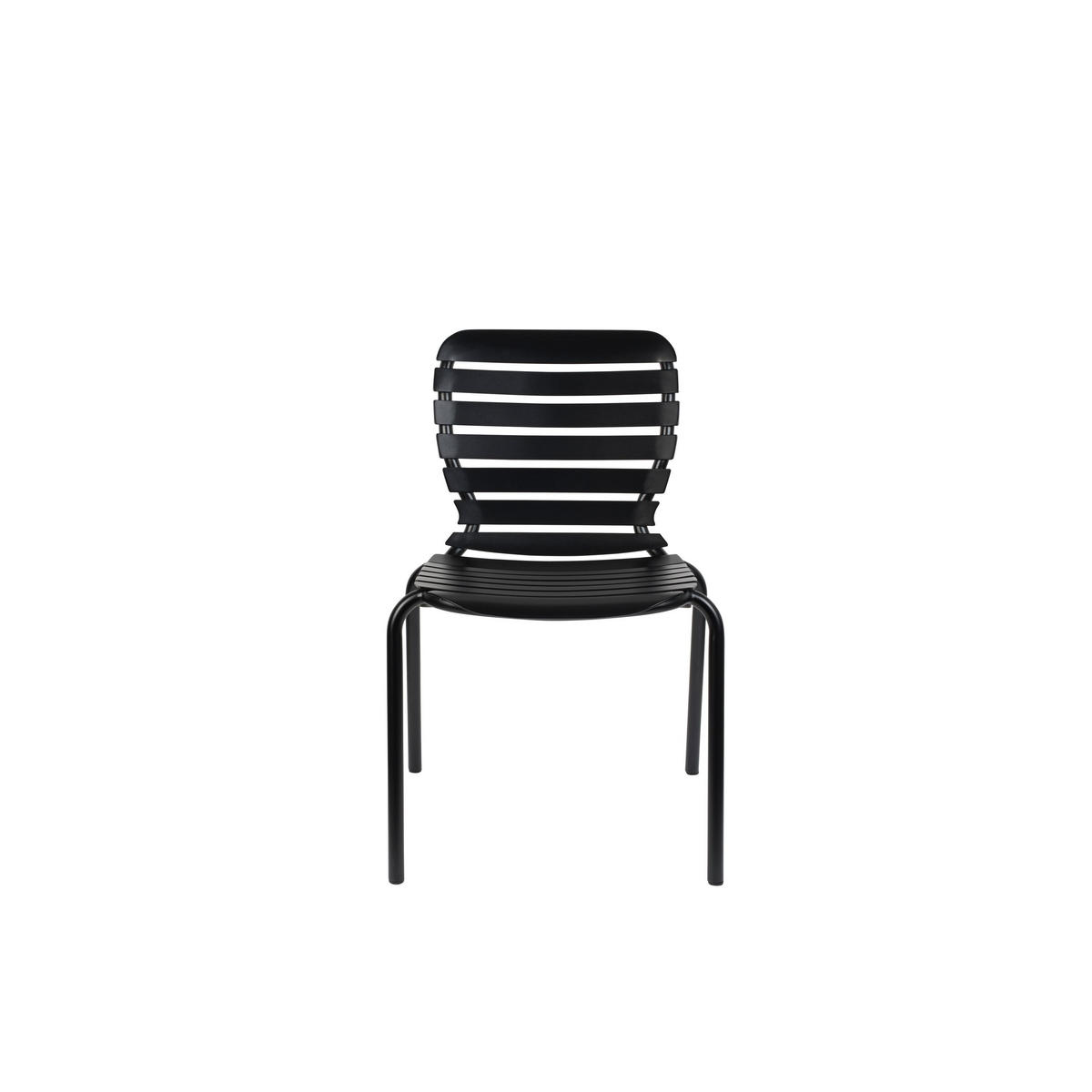 GARTENSTUHL Vondel Schwarz - 2 er Set - Schwarz, Metall (64.7/82.8/58.2cm) - Zuiver