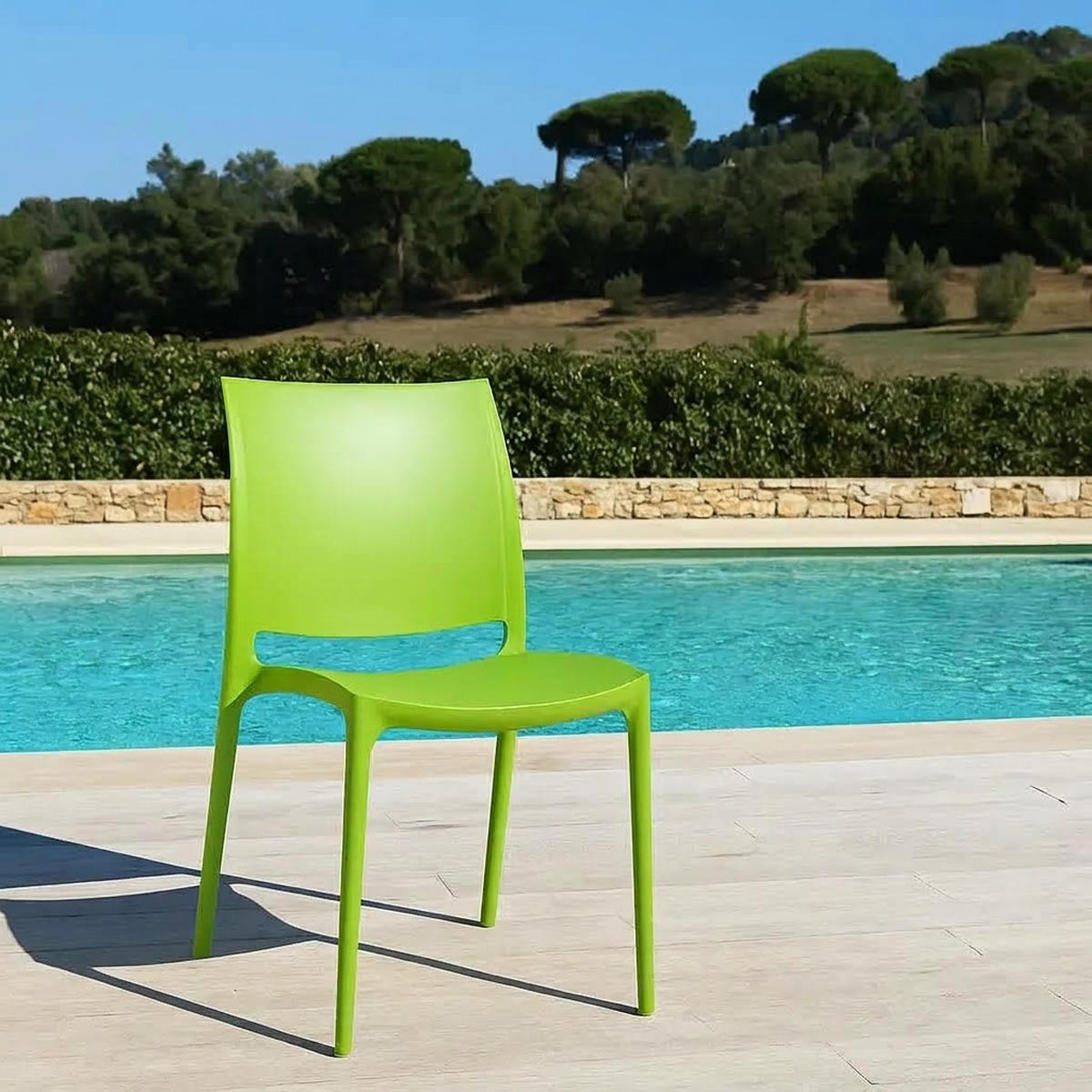 STUHL ENZO Hellgrüner - Grün, Kunststoff (44/81/45cm) - Légia Home