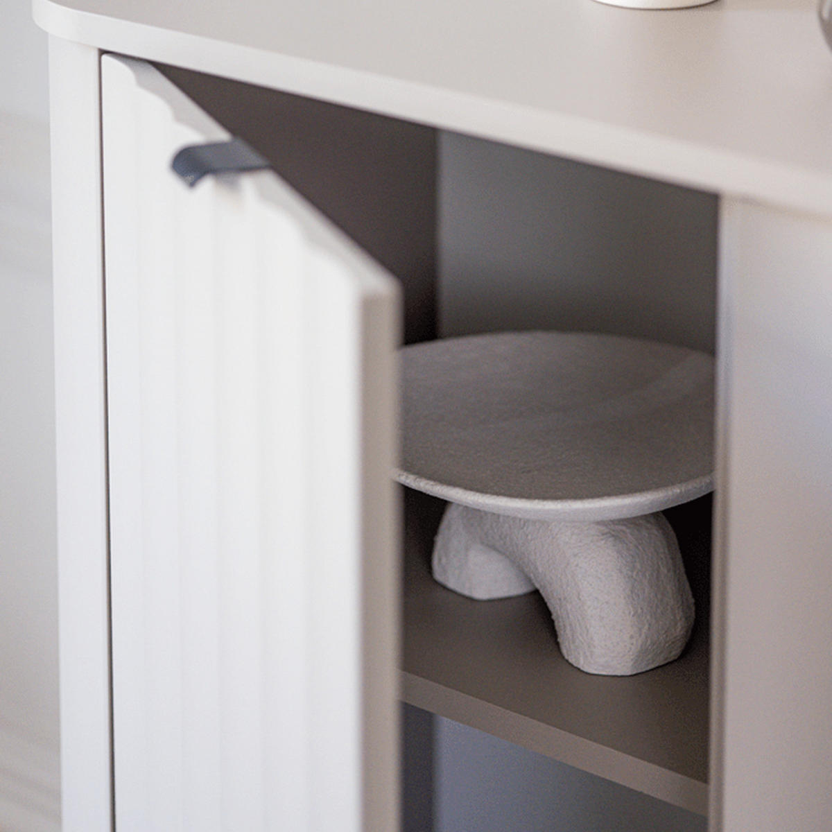 KOMMODE Novado NO-1 137,2 x 91 x 40,5 cm Greige - Greige, Holzwerkstoff/Metall (137.2/91/40.5cm) - Koseto