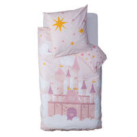 KINDERBETTWÄSCHE Rosa 140/200 cm - Rosa, Naturmaterialien (140/200cm) - Atmosphera for kids