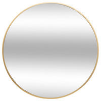 SPIEGEL Metall Ow Ø 70 cm - Goldfarben, Metall (70/70/1.6cm) - Atmosphera Createur d´interieur