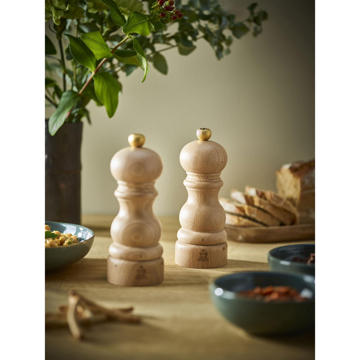 SALZMÜHLE Paris uSelect 15cm Buchenholz Natur Stahlmahlwerk - Braun, Holz (5.9/15/5.9cm) - PEUGEOT