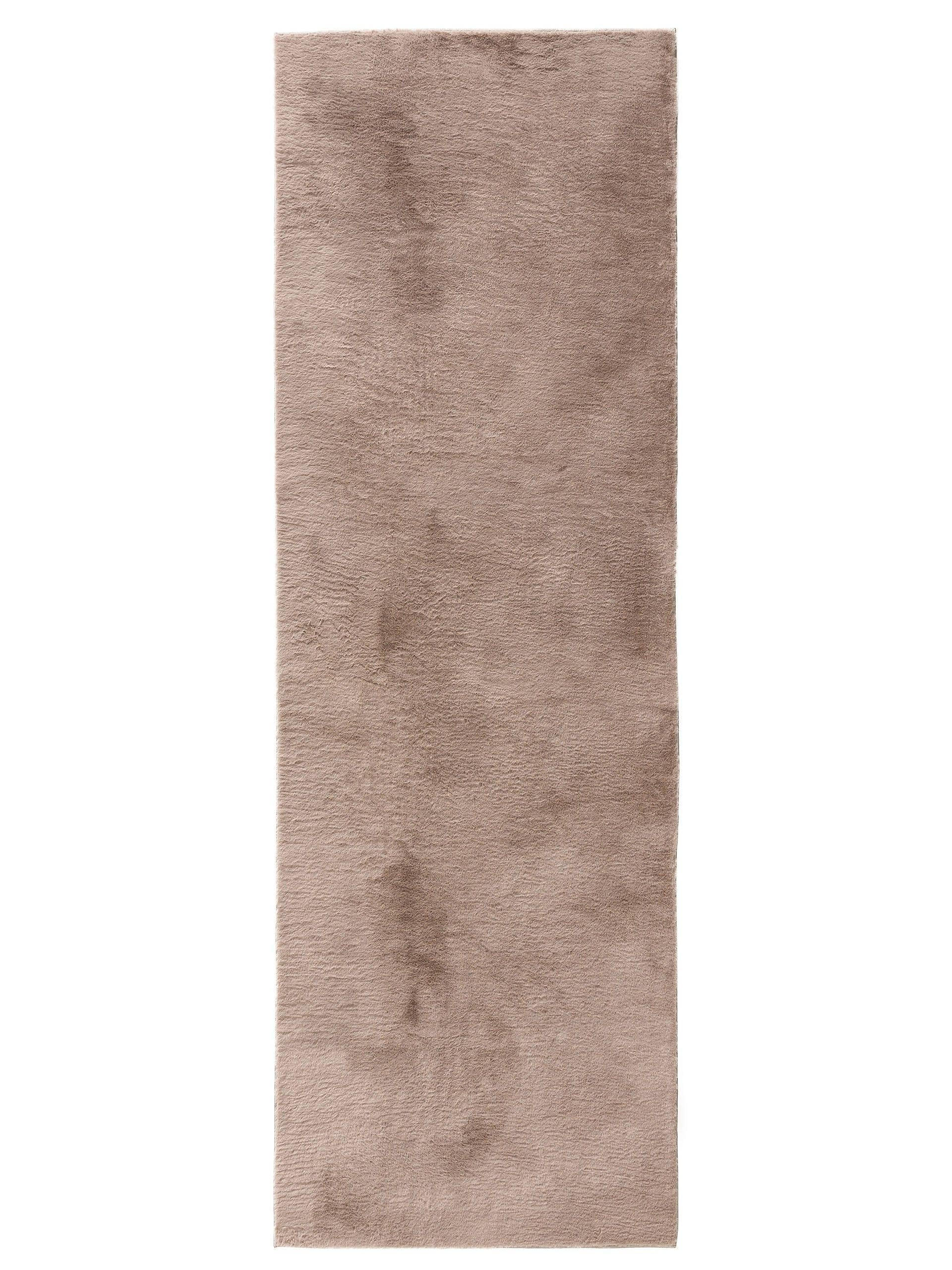 KUNSTFELLTEPPICH Furry Taupe 70x200 cm - Taupe, Kunststoff (70/200cm) - benuta