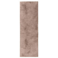 KUNSTFELLTEPPICH Furry Taupe 80x250 cm - Taupe, Kunststoff (80/250cm) - benuta