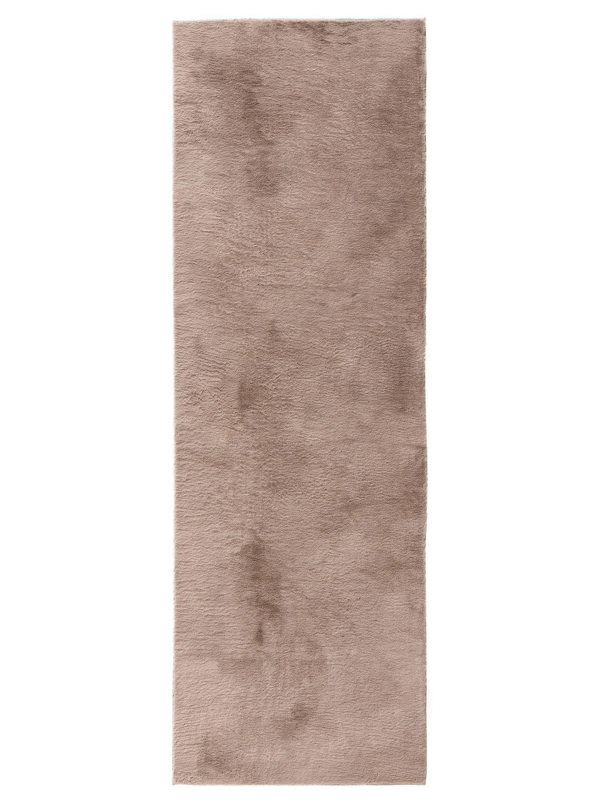 KUNSTFELLTEPPICH Furry Taupe 80x250 cm - Taupe, Kunststoff (80/250cm) - benuta