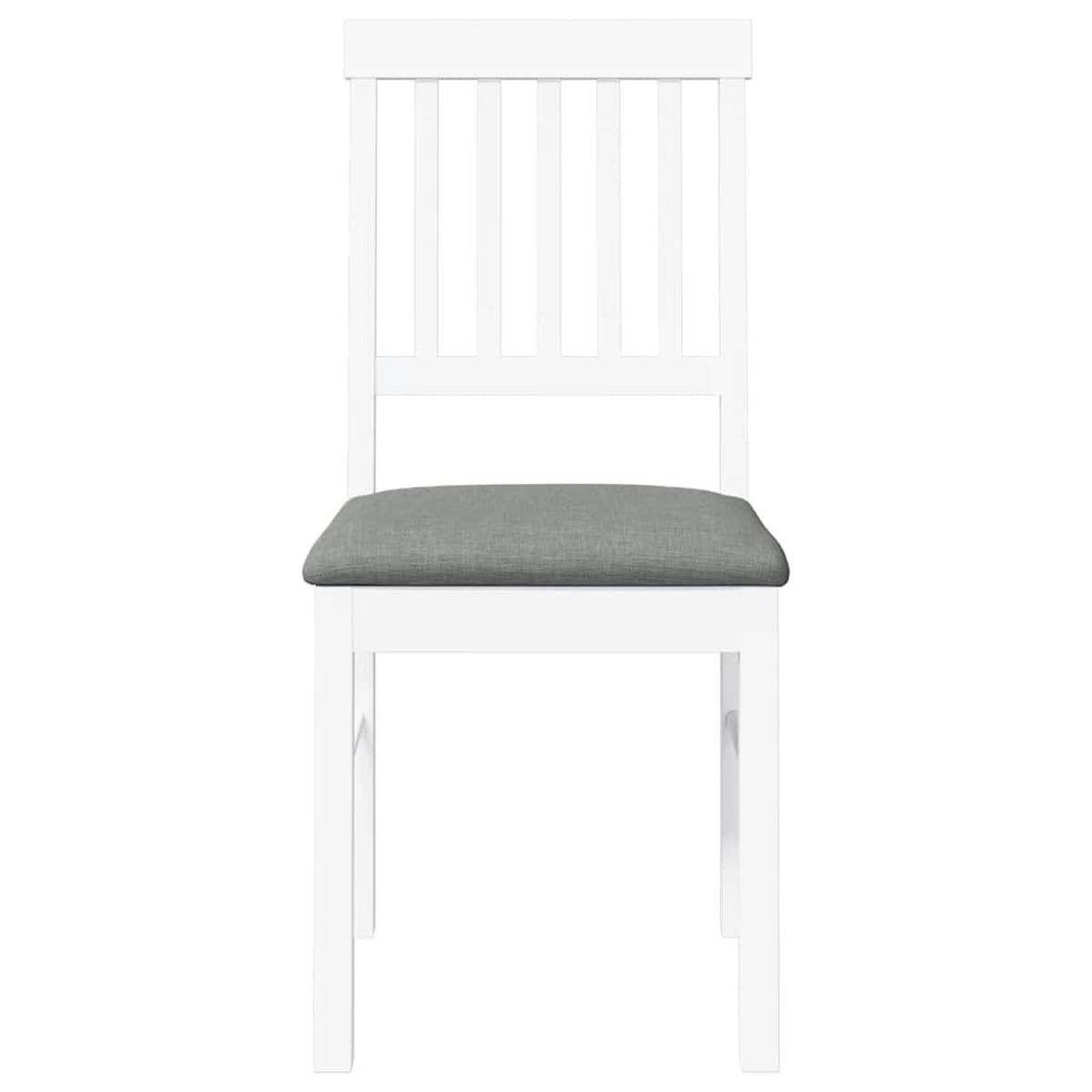 STUHL-SET 2 Stk Lohnhain 42.5/90/44.5 cm - Weiß, Holz (42.5/90/44.5cm) - ZMH