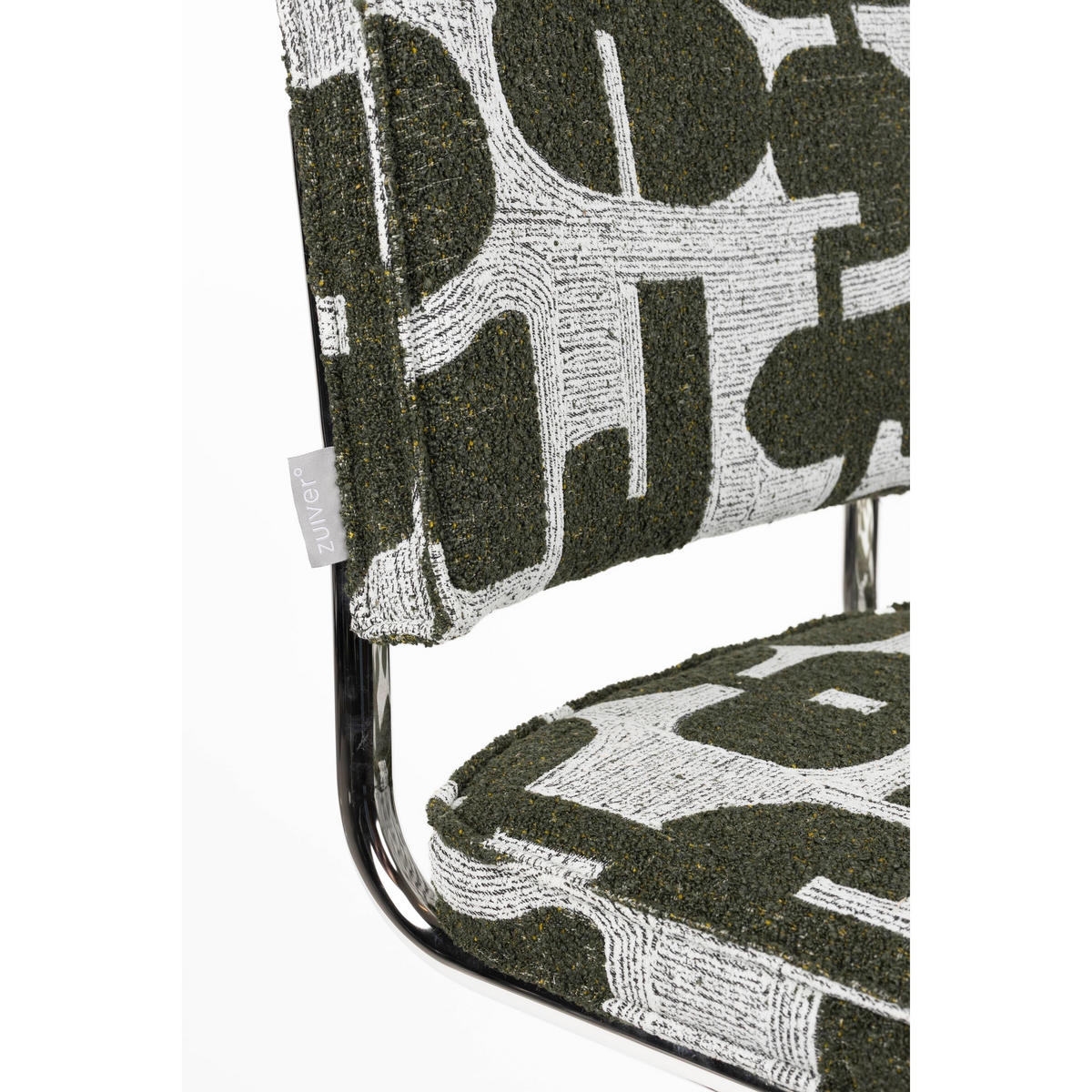 ESSZIMMERSTUHL Ridge Deco Symbols Kink Grün - 2 er Set - Grün, Kunststoff (48/85/50cm) - Zuiver