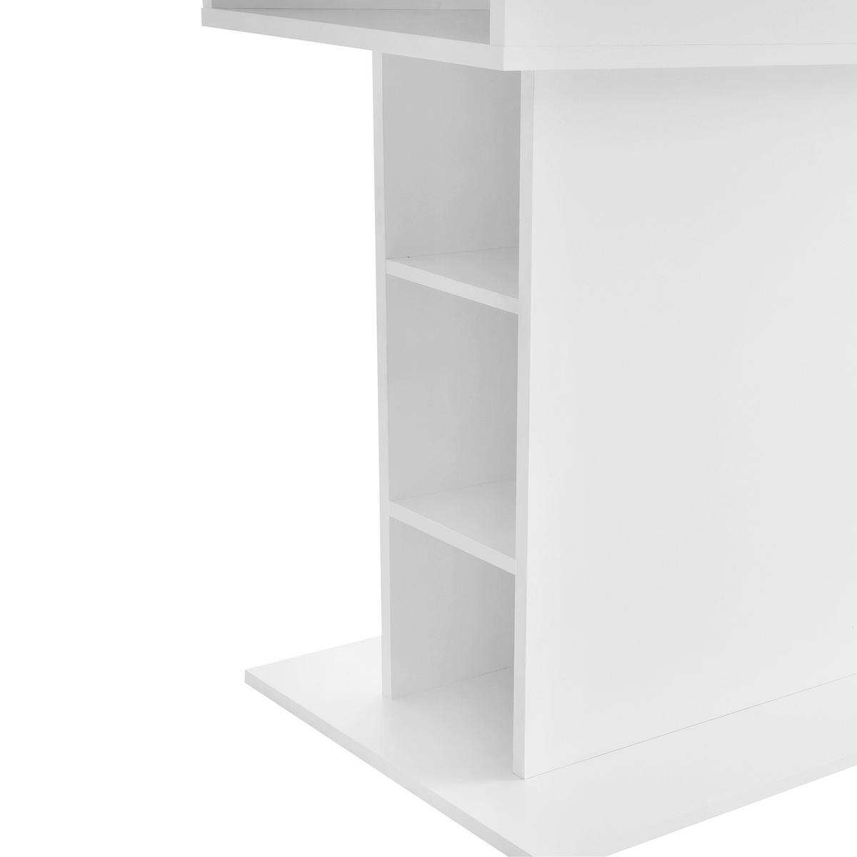 ESSTISCH Erweiterbar Weiß - Weiß, Holz (130/70/75cm) - Urban Meuble