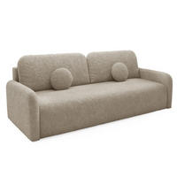 SOFA Beige RAVI Mit Bettkasten Fredo 10 - Beige, Textil (218/90/88cm) - Sepro Meble