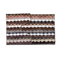 BADTEPPICH Zac Braun 90/50/2 cm Textilien - Braun, Textil (50/90cm) - Mondex