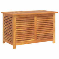 GARTENBOX Mit Lüftungsschlitzen 90/50/56 Cm Massivholz Akazie - Braun, Holz (50/56/90cm) - vidaXL