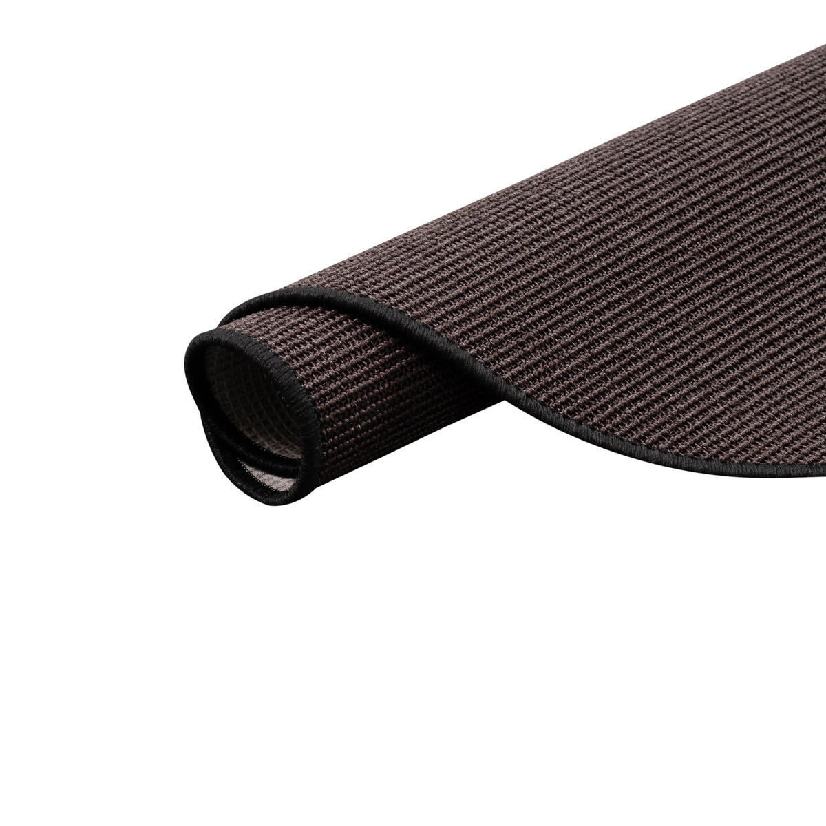 SISAL NATUR TEPPICH RUND - Schwarz, Textil (160/160cm) - Snapstyle