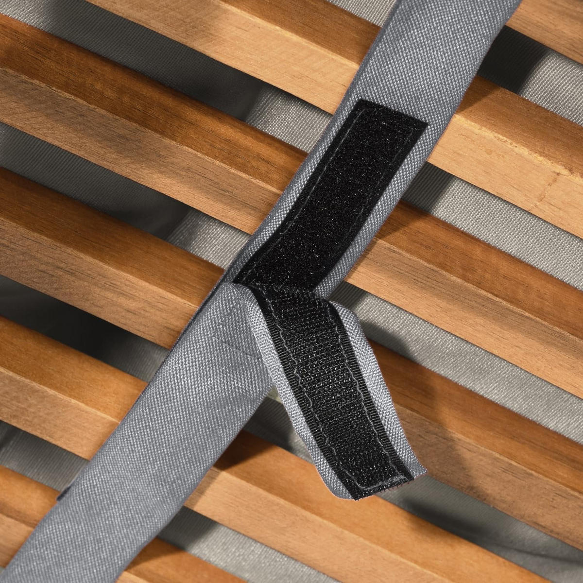 DECKCHAIRAUFLAGE Loftlux DC 175x45x5cm Hellgrau (2tlg) - Hellgrau, Textil (45/10/175cm) - Beautissu 