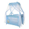 REISEBETT Magic Sleep hellblau 2 Ebenen Baldachin Mobile Wickelauflage faltbar - Blau/Hellblau, Kunststoff (60/120cm) - Lorelli