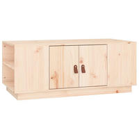 COUCHTISCH 100x50x41 cm Massivholz Kiefer - Hellbraun, Holz (100/50/41cm) - furnicato