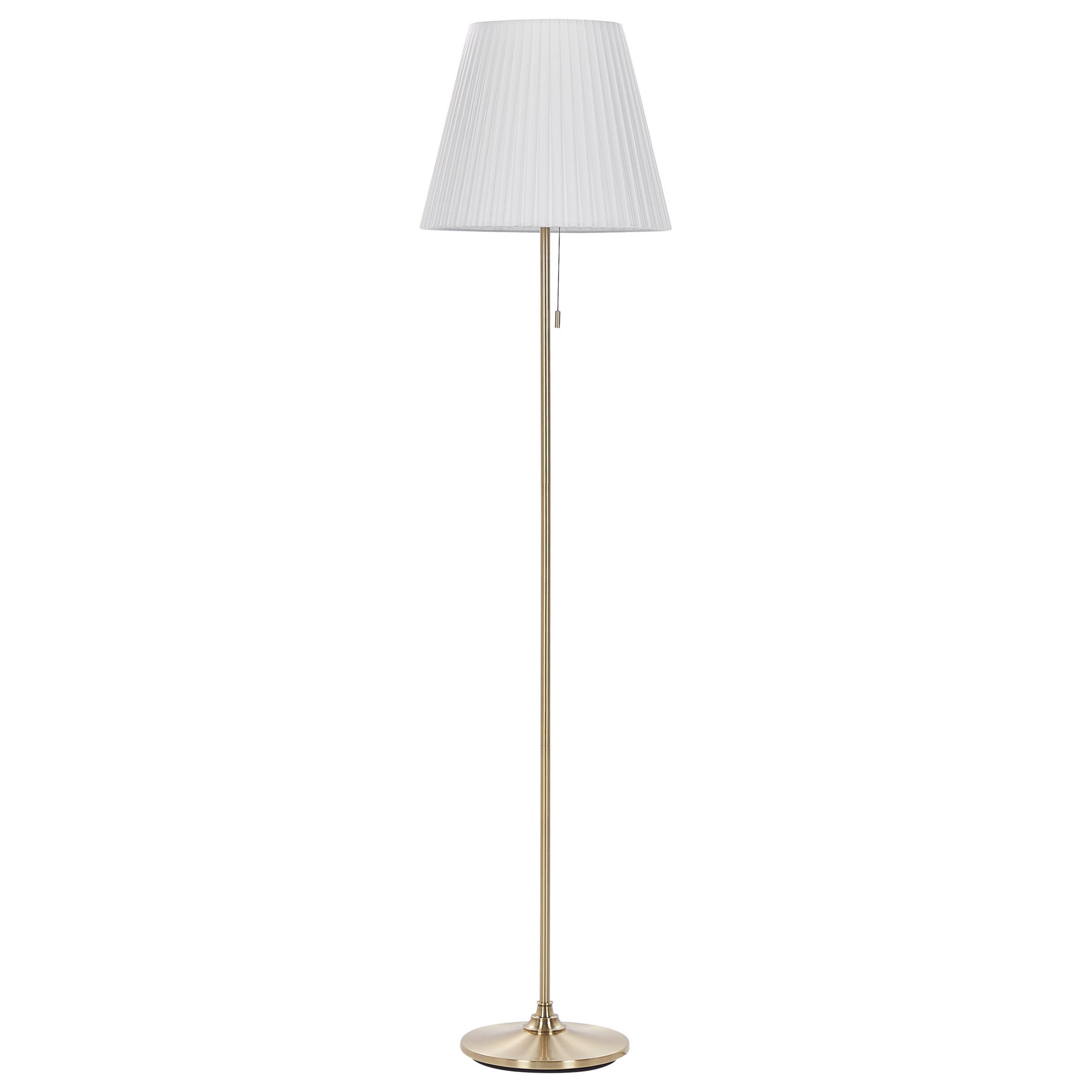 STEHLAMPE Torysa 35/35/148 cm - Messingfarben, Metall (35/35/148cm) - Beliani