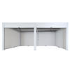PERGOLA MIT SEITENWAND Weiß - Weiß, Metall (583/220/301cm) - MCW