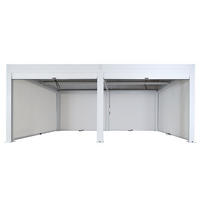 PERGOLA MIT SEITENWAND Weiß - Weiß, Metall (583/220/301cm) - MCW