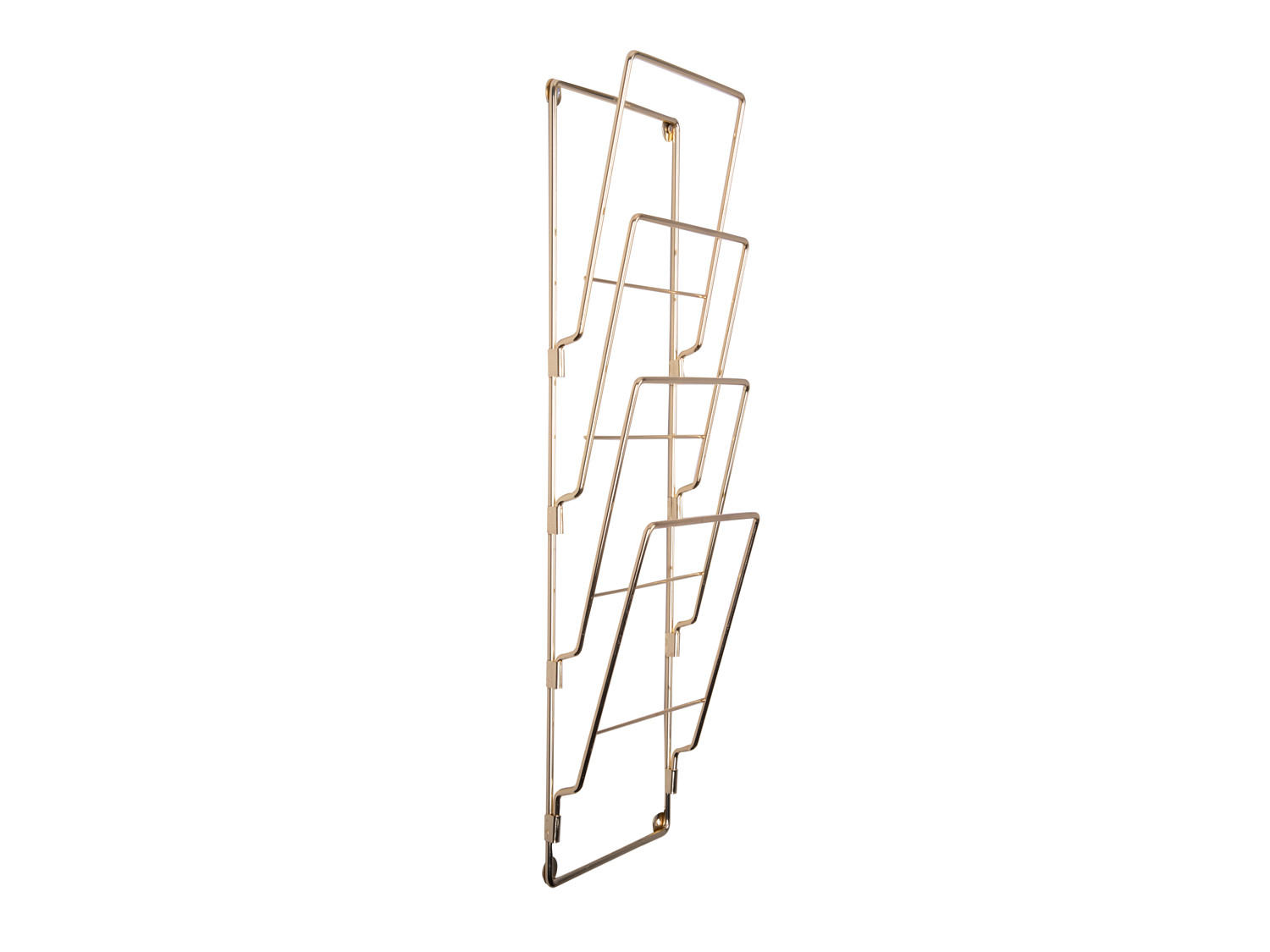 ZEITSCHRIFTENHALTER Wire - Gold - 19/7/59 cm - Goldfarben, Metall (7/59/19cm) - Present Time