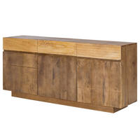 MASSIVES SIDEBOARD mit 3 Türen - Mango - Naturfarben, Holz (170/77/40cm) - home24
