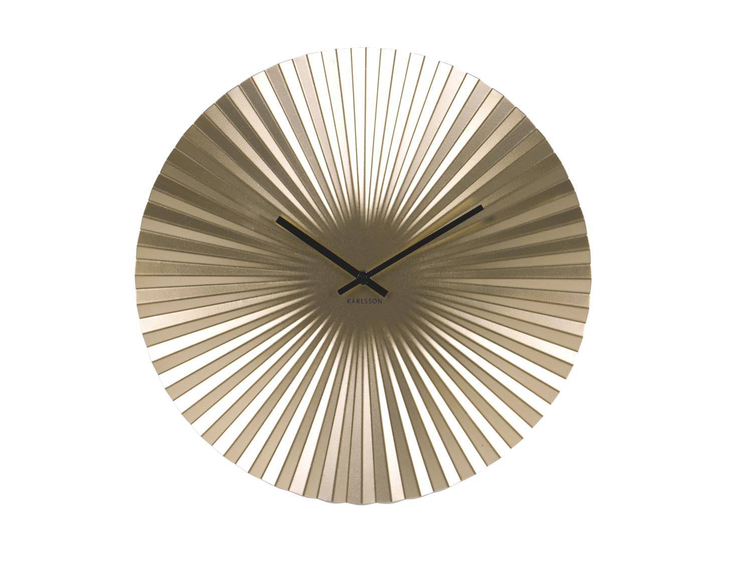 WANDUHR Sensu Ø40 cm - Goldfarben, Metall (40/40/3.5cm) - Karlsson