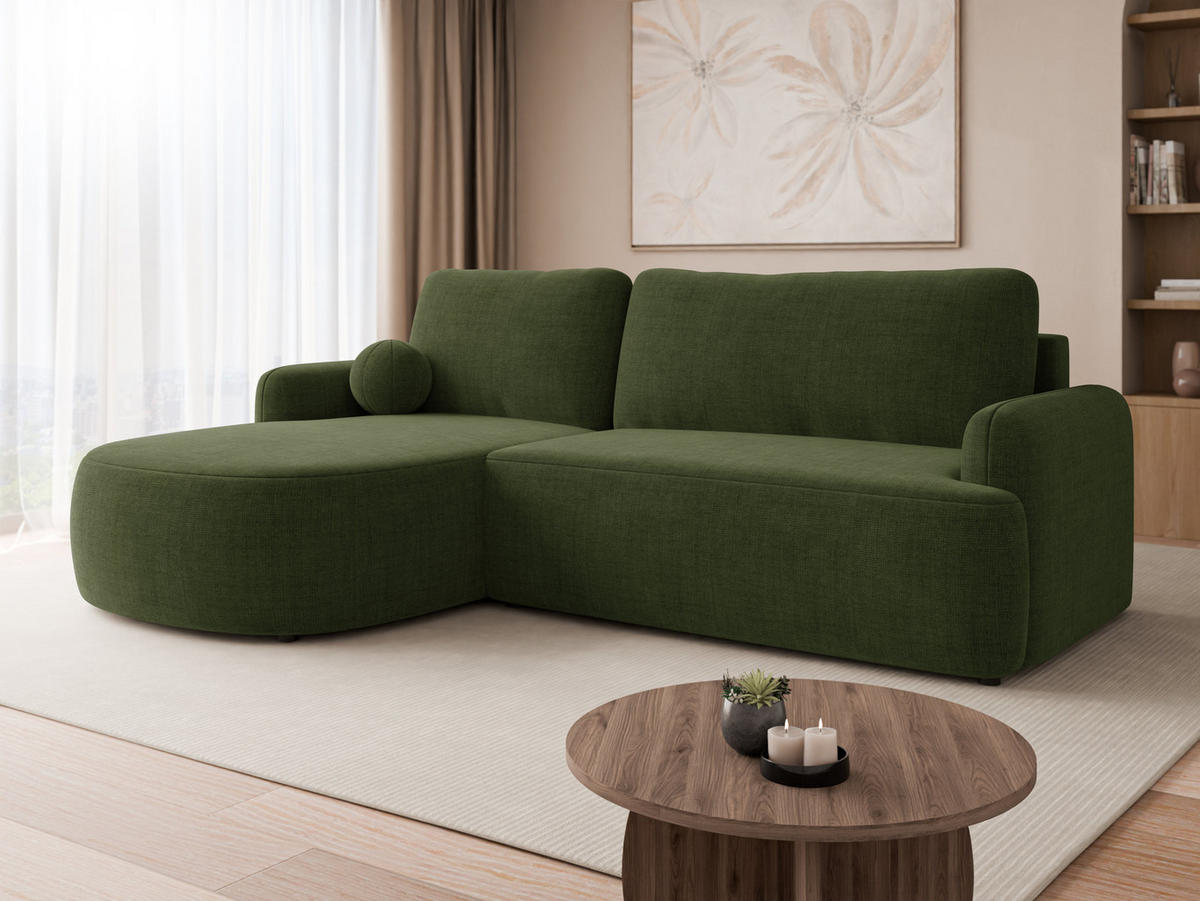 COLTAR Loridu Premium, Stanga - verde/negru, material plastic/material textil (250/174cm) - MIRJAN24