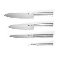 KÜCHENMESSER Set - Edelstahlfarben, Metall (4cm) - Hendi