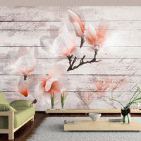 VLIESTAPETE Grau 200/140 cm - Orange/Grau, Textil (200/1cm) - KUNSTLOFT