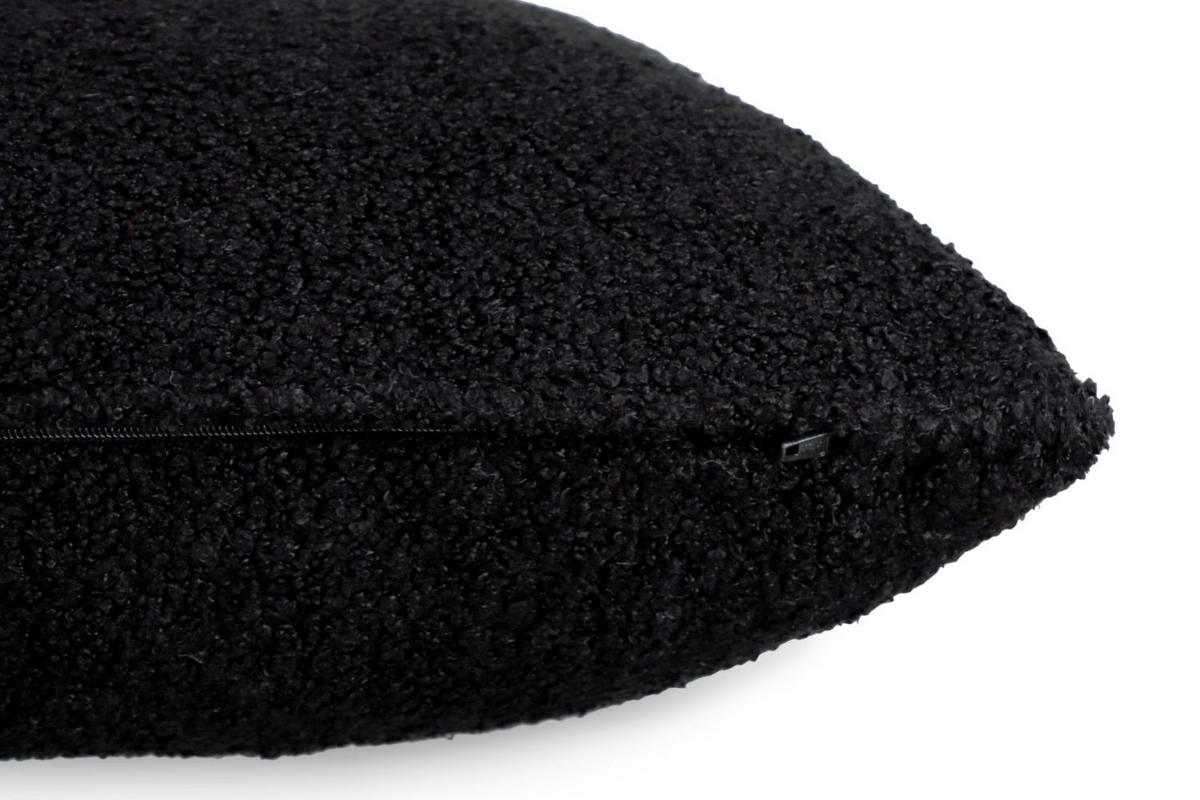KISSENHÜLLE Cute black 45x45cm - Schwarz, Textil (45/45cm) - Esprit