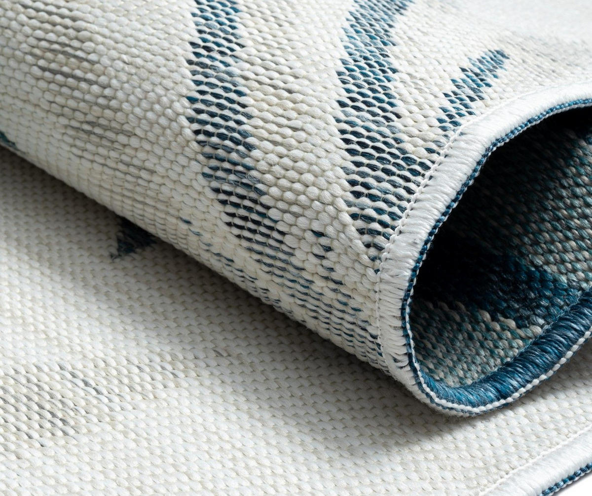OUTDOORTEPPICH Malik Petrol,Hellgrau,Dunkelblau 160/230 cm - Petrol, Textil (160/230cm) - My-Rug
