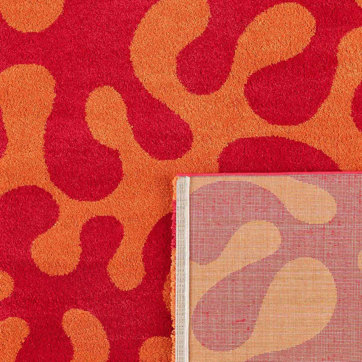 TEPPICH vintage abstrakt rot Groovy 80x140 cm - Rot, Textil (80/140cm) - Nazar Rugs