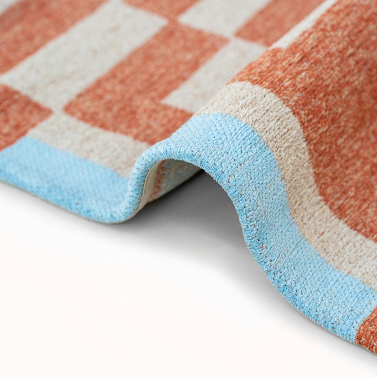 TEPPICH Nude Craft Chess 140/200 cm - Pink, Kunststoff/Textil (140/200cm) - Louis De Poortere