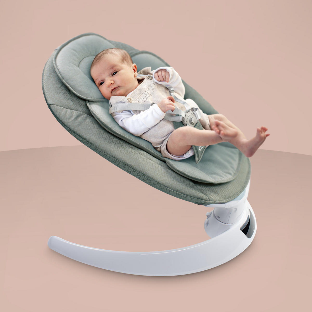 BABYWIEGE Swing grün - Grün, Kunststoff (58/62/71cm) - BabyGo
