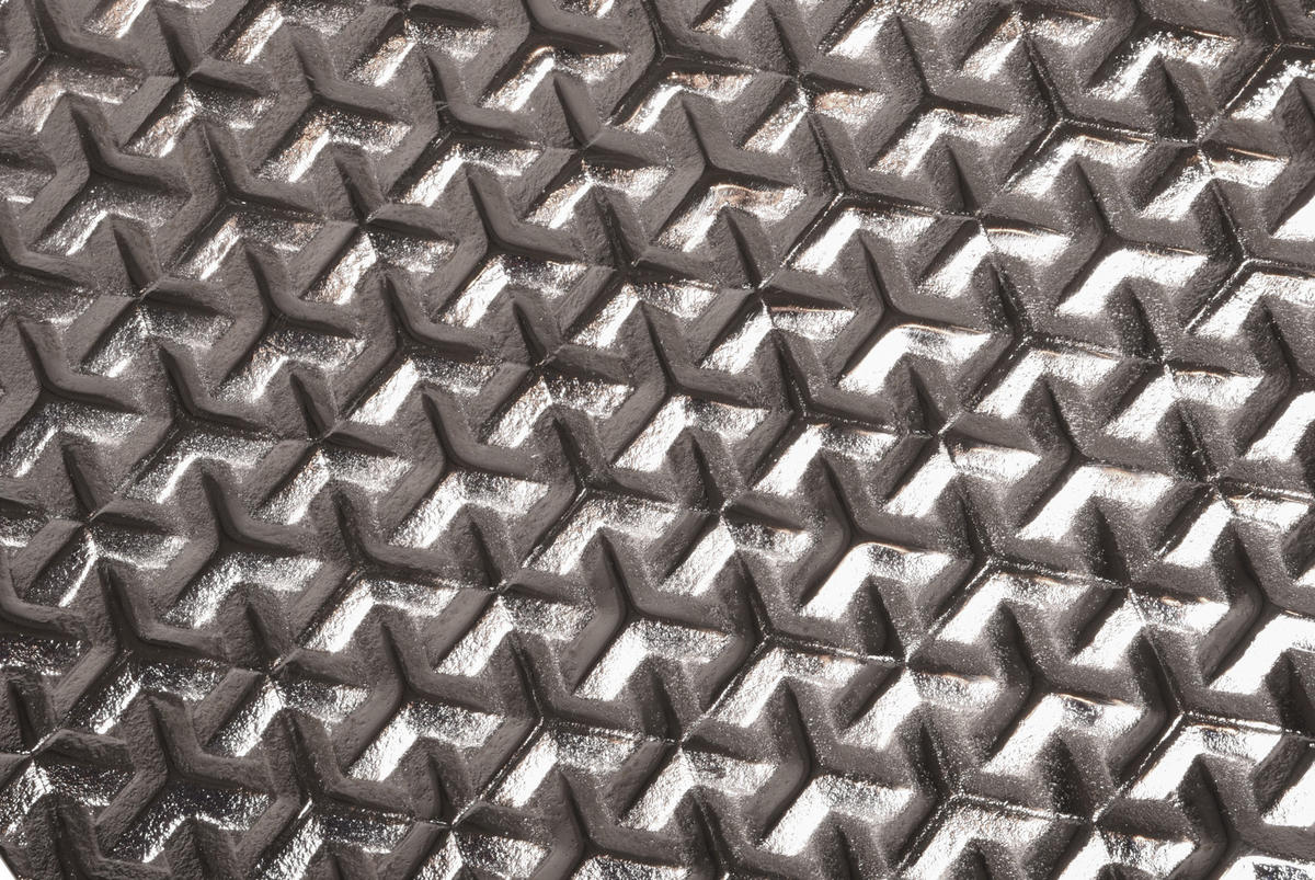 BEISTELLTISCH Nils Silber 54,5x39x39cm - Silberfarben, Metall (39/39/54.5cm) - DELUKE