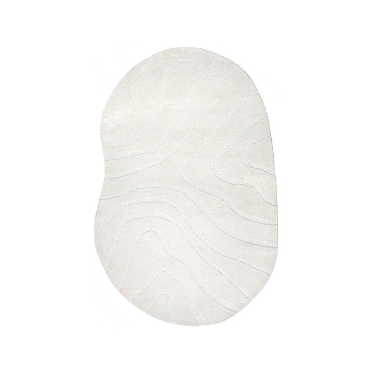 TEPPICH Goa Weiß 300/200/2 cm - Weiß, Textil (200/300cm) - LABEL51