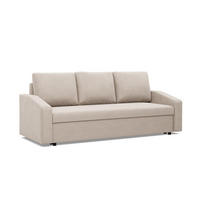 SOFA 3-SITZER MIT SCHLAFFUNKTION NEO, Beige - Beige, Textil (220/85/92cm)