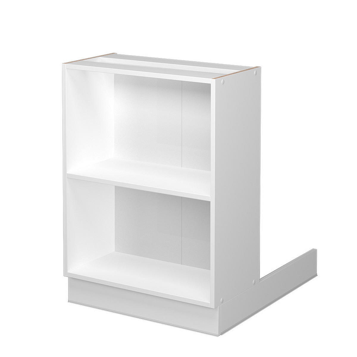 KÜCHENINSEL Fame-Line Weiß 60 cm ohne AP - Weiß, Holzwerkstoff (60/82/30cm) - Vicco