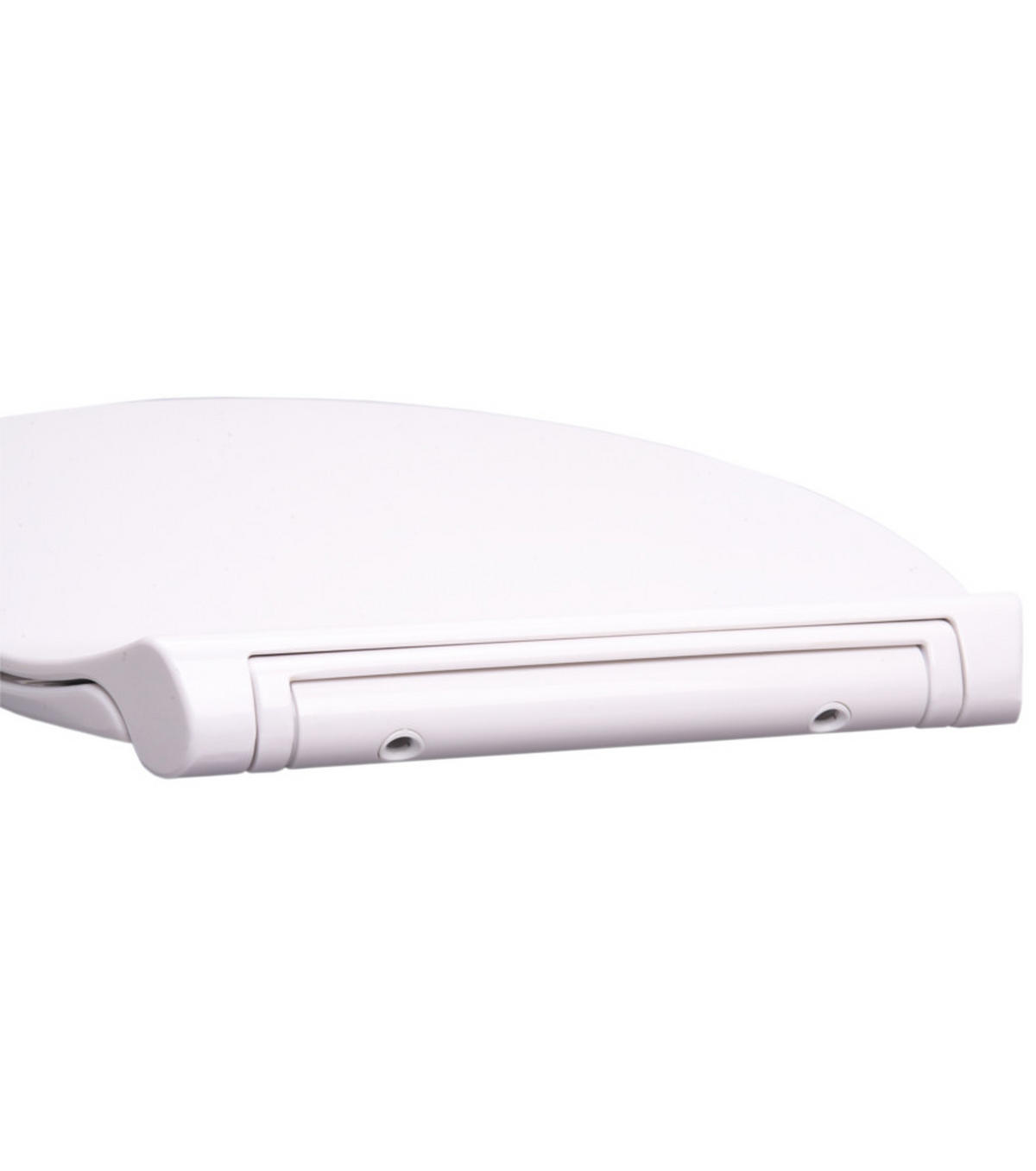 WC-SITZ mit Absenkautomatik Flat Weiß - Weiß, Holzwerkstoff (38/6/47cm) - Sanilo