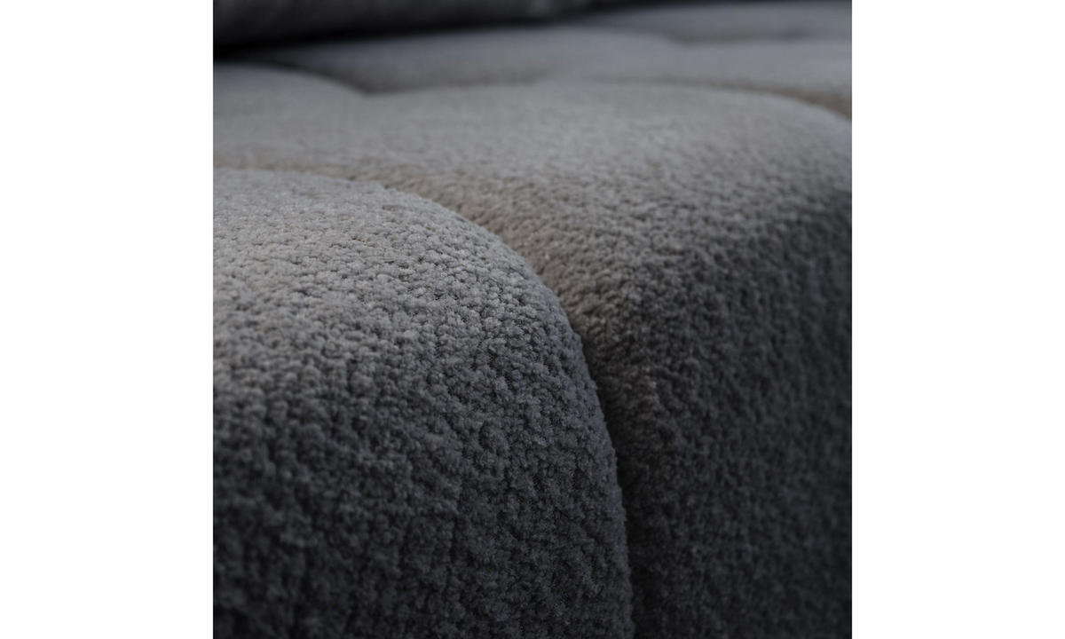 ECKSOFA MALIBU XL 275/150/87 cm Coral 80 - Anthrazit, Textil (275/150cm) - Lookway